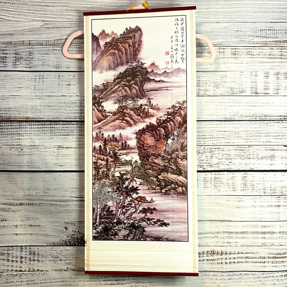 🔥 SALE Chinese Landscape Asian Art Traditional Wall Hanging Decoration